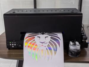 Automatischer Digitalübertragungs-Etiketten druck Filmrollen-Papier drucker mit Zirkulation für L805 Impresora - Product Image 3