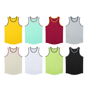 New Design logo Printed Men Tanktop Crew Neck Sleeveless Men Tanktop Solid Color Stylish <b>Cropped</b> - Product Image 3