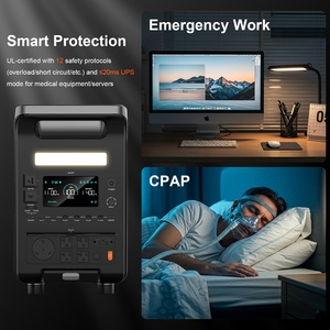 Lớn 3600W IP65 không thấm nước Trạm điện cầm tay 110V chúng tôi kho Máy phát điện MPPT điều khiển RV cổng Đèn pin năng lượng mặt trời bảng điều khiển - Product Image 6