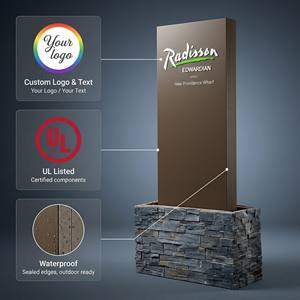 Hoogwaardige fabrieksgroothandel op maat gemaakte verlichte logo aluminium bewegwijzering, directionele pylon bewegwijzering voor straatborden - Product Image 2