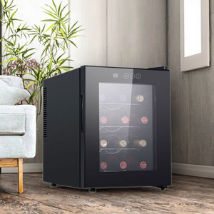 Mini réfrigérateur de bar de 32 litres, boissons, acier inoxydable, Red Bull, refroidissement par air, petit réfrigérateur d'hôtel - Product Image 3