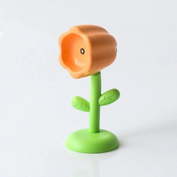 Lampe de Chevet Décorative en Gros, Lampe de Bureau Mignonne en Forme de Mini Pot de Fleurs, Cadeau, Veilleuse à Lumière Chaude
