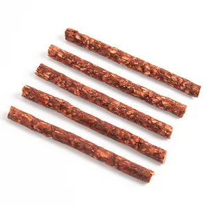 Factory custom Munchy beef- hide sticks beef flavor 5 inch dog treats