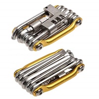 11 en 1 pliant multi-fonction vélo cyclisme mécanicien réparation outil Kit vélo clé tournevis chaîne Cutter cyclisme outils ensemble