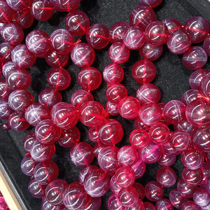 Joyería YZ Forma de bola de lujo <span class=keywords><strong>Estrella</strong></span> de rubí rojo Zafiro Sintético #5 <span class=keywords><strong>Estrella</strong></span> de rubí de corindón - Product Image 5
