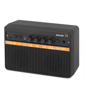 10W Mini <strong>Bass</strong> Amp Portable Rechargeable <strong>Bass</strong> Guitar <strong>Practice</strong> <strong>Amplifier</strong> with Dual Channel Clean Drive and Aux Jack ABS - Product Image 4