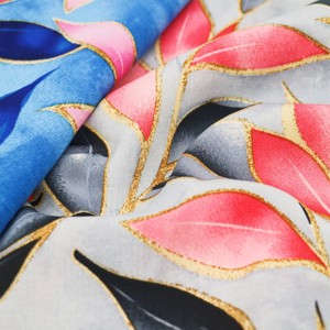 Woven Floral <strong>Design</strong> 95% Polyester 5% Spandex <strong>4</strong> Way Stretch Spandex Fabric Printed <strong>Pattern</strong> for Garments &amp; Dresses Stock - Product Image 2