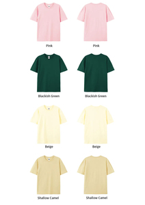 T-shirt personnalisé imprimé 230 GSM 100% Coton Coupe Classique Col Rond pour Homme Impression Sérigraphique Respirant Anti-boulochage Manches Courtes - Product Image 6