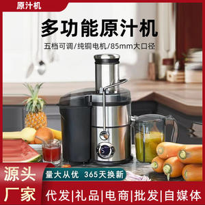 Exprimidor Comercial de Acero Inoxidable de 0.75L y 13000 RPM con Separación de Jugo y Pulpa para Tiendas de Té con Leche - Product Image 5