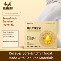 Kit de Soin Nasal Naturel - Ensemble Spray Hydratant Nasal et Lingettes Apaisantes avec Arôme Longue Durée - Soin Nasal Quotidien Fabriqué en Chine