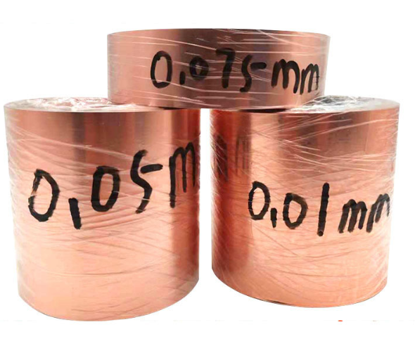 99.9% Pure Red Copper Foil 4.5 Micron Ultra-Thin Rolled Copper for Lithium Battery PCB Electromagnetic Shielding