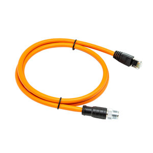 Câble M12 à <span class=keywords><strong>RJ45</strong></span> <span class=keywords><strong>Cat7</strong></span> dix gigabits chaîne de traînée haute Flexible 4 noyaux 8 cœurs câble de capteur de caméra industrielle codé de Type ADX - Product Image 6