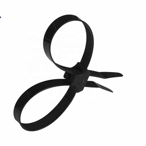 JAGASL ağır çift toka naylon kelepçe kendinden kilitleme bekçi çin'de yapılan kamu güvenliği - Product Image 6