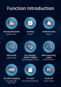 HD 10.26インチ超大型Androidオートインテリジェントタッチスクリーン10.26インチahdカープレイメディア360度回転可能カメラ付き - Product Image 2