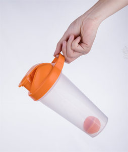 Botella Mezcladora de Proteínas de Plástico Personalizada de 400 ml y 600 ml para Gimnasio - Product Image 3
