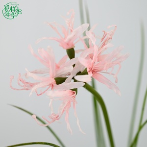 Flor Artificial de Lycoris Radiata de Alta Calidad y Larga Duración de 56 cm para Decoración de Interiores, Centros de Mesa y Arreglos Florales - Product Image 1