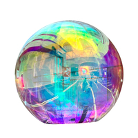 Boule miroir gonflable de haute qualité, boule miroir géante en PVC, jouets gonflables publicitaires pour décorations de fête