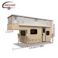WECARE Camping-car pliable pour pick-up, camping-car pliant à monter sur pick-up, camping-car économique pour pick-up