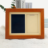 Cadre en bois massif pour médailles, certificats et photos – Boîte à ombre pour récompenses sportives, marathon, décoration murale ou de table