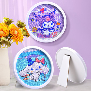 Kit de peinture diamant Sanrio Kuromi, rond, écologique, pour filles et enfants - Product Image 2