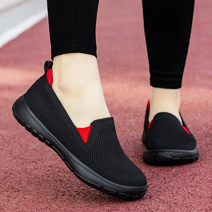 Zapatillas Anchas de Punta Abierta para <span class=keywords><strong>Mujer</strong></span>, Mocasines Planos Casuales sin Cordones, Cómodas para Caminar, Ideales para Señoras Mayores y Madres en <span class=keywords><strong>Verano</strong></span> - Product Image 6