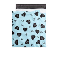 Sacs en plastique pour expédition, sacs à poignée découpée, pochettes d'expédition biodégradables personnalisables, sacs de remerciement pour envoi postal