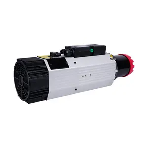 Motor de husillo de enrutador CNC de madera ISO30 ATC refrigerado por aire husillo de 9KW 24000RPM