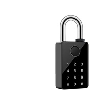 BT TUYA Cadenas d'empreintes digitales sans clé en alliage de zinc durable Sac étanche Suitacse Bikelocker Serrure de sécurité de porte