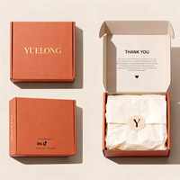 Boîtes d'expédition personnalisées avec logo pour cadeaux et artisanat, boîtes en carton ondulé pour petites entreprises, emballages cadeaux