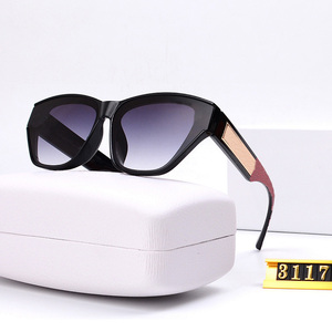 Designer Luxury <b>Square</b> Cat Eye <b>Sunglasses</b> Unisex UV400 PC Frame Lightweight Shades Multi-color Fashion Eyewear for Men Women - Product Image 1