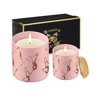 Bougeoir de luxe en ciment, porte-bougie, Design créatif moderne, expédition directe - Product Image 1