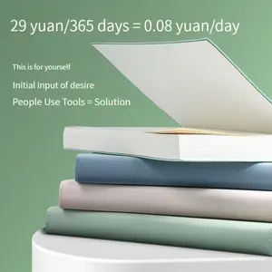 Deli BP112 2023 calendar, schedule, new notebook,23 years, diary, one page a day, self-discipline high quality