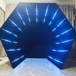 2025 công nghệ mới photo Booth sequin Backdrop thủy tinh trong suốt Photo Booth Inflatable tường - Product Image 5