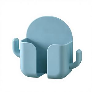 Organizador de Oficina Multifuncional Ecológico Clásico al por Mayor, Caja de Almacenamiento para Teléfono, Soporte de Carga Adhesivo para Montar en la Pared - Product Image 1