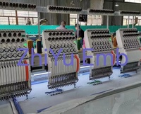 Machine à broder les casquettes automatique haute vitesse ZHIYU 8 têtes 12 aiguilles avec système de coupe-fil personnalisé Dahao A18 pour usage domestique