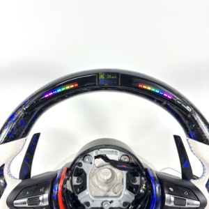 Volante de Fibra de Carbono para <span class=keywords><strong>BMW</strong></span> F10 F11 F15 F18 F20 F23 F25 F30 F32 F35 F40 F80 E84 E87 E90 E92 E93, Accesorios para Automóviles - Product Image 6