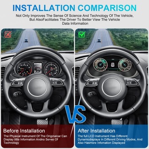 NaviHua Upgrade 10.25inch LCD Panel <b>Car</b> <b>for</b> Audi Q3 2012-2018 <b>Car</b> Digital Cluster Auto <b>Speedometer</b> Virtual Cockpit Linux System - Product Image 5