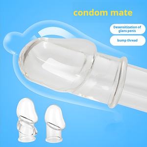 Jouets sexuels pour adultes TPE à couverture ouverte épaississant la couverture <span class=keywords><strong>de</strong></span> tête <span class=keywords><strong>de</strong></span> <span class=keywords><strong>tortue</strong></span> Caractéristiques d'isolation thermique Propriétés <span class=keywords><strong>de</strong></span> désensibilisation Anneaux <span class=keywords><strong>de</strong></span> pénis - Product Image 2