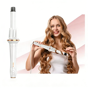 <span class=keywords><strong>Fer</strong></span> à <span class=keywords><strong>boucler</strong></span> à température réglable, crée des boucles personnalisées avec différentes réglages de chaleur pour différents types de cheveux et réalise des boucles douces <span class=keywords><strong>sans</strong></span> abîmer les cheveux - Product Image 1
