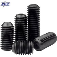 Vis de serrage NBHC017SC DIN913, vis Allen personnalisée en usine, pointe plate, vis en laiton OEM en stock