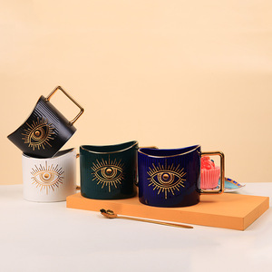 Nueva Taza de Cerámica 2026, Taza de Porcelana para Café, Bebidas Frías y Calientes, Regalo Creativo para <span class=keywords><strong>el</strong></span> Hogar, Desayuno, Leche, Té de la Tarde, Halloween - Product Image 1