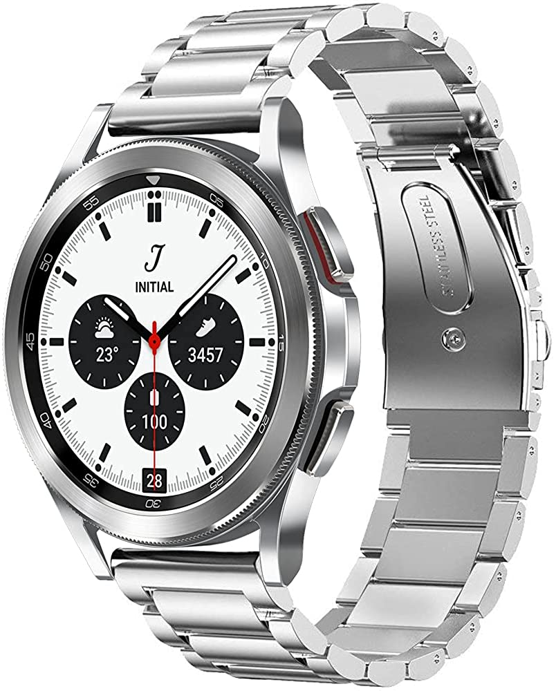 Ремешок металлический для Samsung Galaxy Watch 4 40 мм 44 мм, сменный Браслет для Galaxy Watch 4 Classic Band 42 мм 46 мм, Испытано на настоящей машине