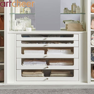 Armario Empotrado Personalizado en un Acabado Blanco Limpio con Diseños Inteligentes para Armarios Empotrados <span class=keywords><strong>Pequeños</strong></span> que Crean una Solución Eficiente - Product Image 4