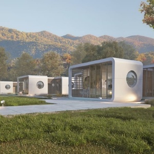 L'ufficio silenzioso della cabina astuta della cabina della mela della casa Mobile prefabbricata moderna di alta qualità può vivere nella cabina astuta della mela di casa per l'arabia saudita - Product Image 2