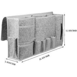 Organizzatore del Caddy del comodino 2026 di stoccaggio del <span class=keywords><strong>divano</strong></span> scrivania in feltro <span class=keywords><strong>da</strong></span> comodino appeso bracciale Organizer per libro telecomandato Mobile - Product Image 1