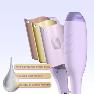 Rizador de Pelo TAHATH Hair SculptWaver para Ondas Profundas, Ondas de Playa sin Esfuerzo, 2 Barriles, Calor Ajustable, Calentador PTC 150-210, Herramientas de Peinado - Product Image 3