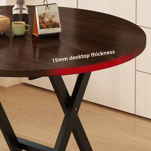 Foldable Portable Round Simple Dining <strong>Table</strong> and Chair Set for Home Furniture Rental Housing <strong>Small</strong> Apartment - Product Image 3