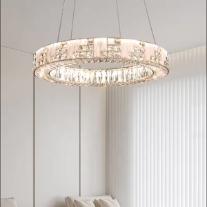 Zeal <b>Lighting</b> Living Room Hotel Lobby Stair Gold Crystal Chandeliers <b>Ceiling</b> Luxury for Dining Room - Product Image 6