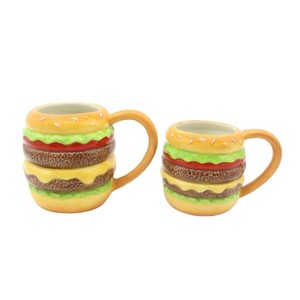 Recipiente de Almacenamiento de Porcelana con Forma de Hamburguesa, Tarro de Galletas de Cerámica Sellado, Recipiente de Café de Cerámica - Product Image 5