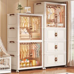 Armoire pliable pour enfants Henry Durable en PP, armoire en plastique pour chambre d'enfant, organisateur de vêtements, armoire portable multifonction en plastique - Product Image 6